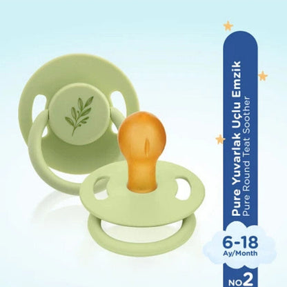 Sucette à bout rond Wee Baby Cool pour 6-18 mois Kaki n° 2