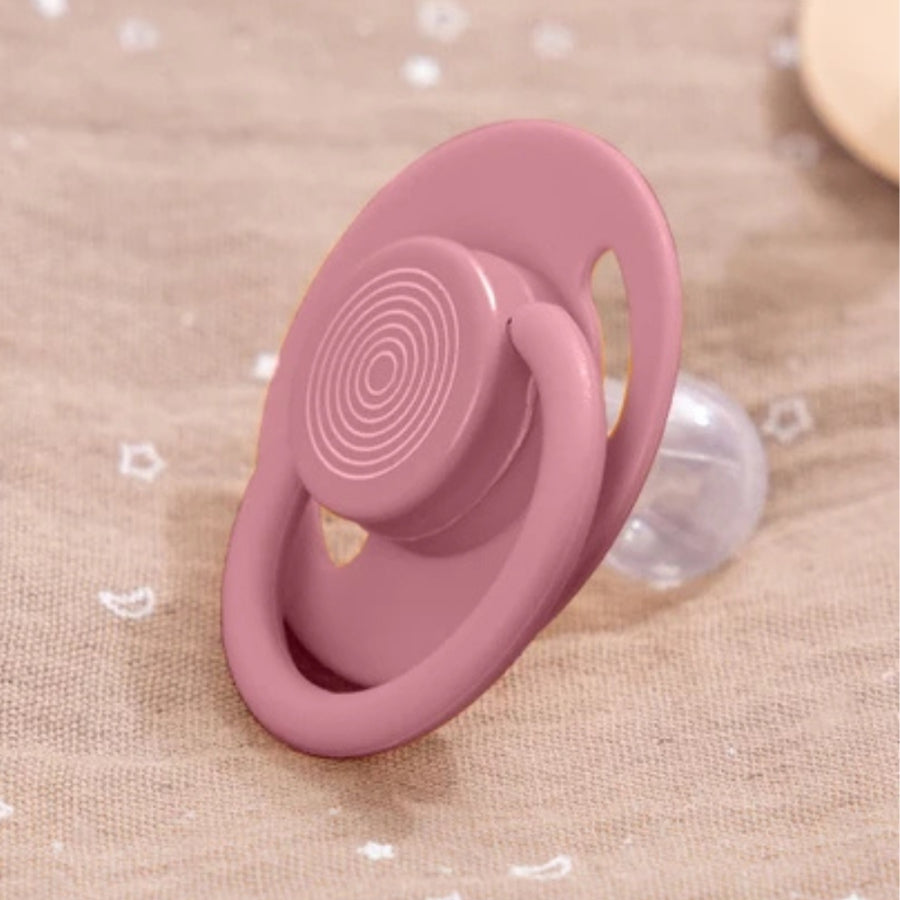 Wee Baby Round Tip Pacifier for Comfort 6-18 Months Size 2 Pink