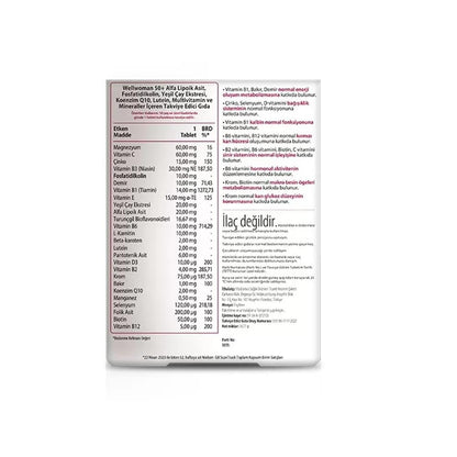 Multivitamínico Wellwoman 50+ - 30 comprimidos | Vitabiotics