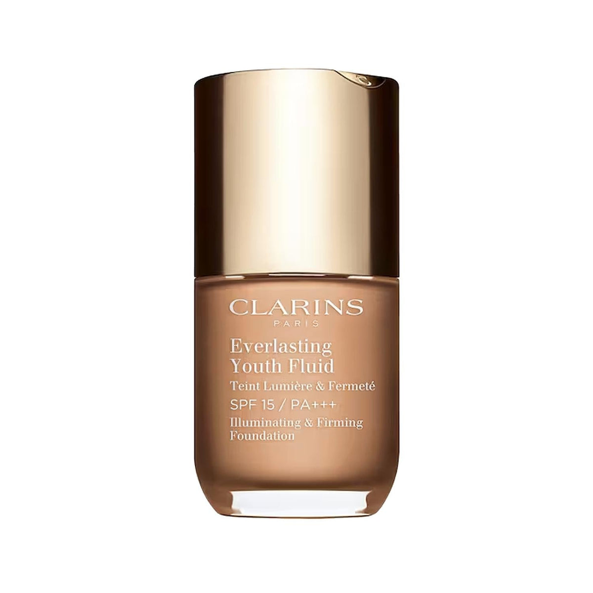 Clarins Everlasting Youth Fluid Foundation: Anti-Aging, Long-Lasting, Natural Finish Foundation - Shade 108.3