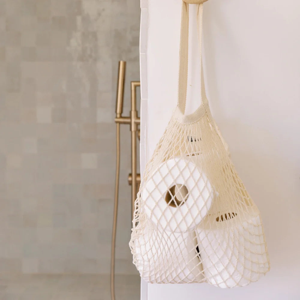 Organic Wide Mesh Tote Household Public Goods