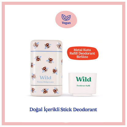 Desodorante natural recargable de miel silvestre y flor de cactus, 40 g