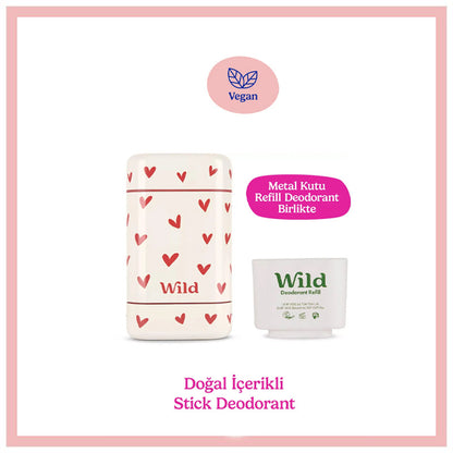 Desodorante natural recargable de pomelo rosa silvestre y lima 40 g