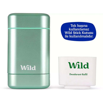 Déodorant naturel rechargeable Wild Coton frais & Sel marin 40g
