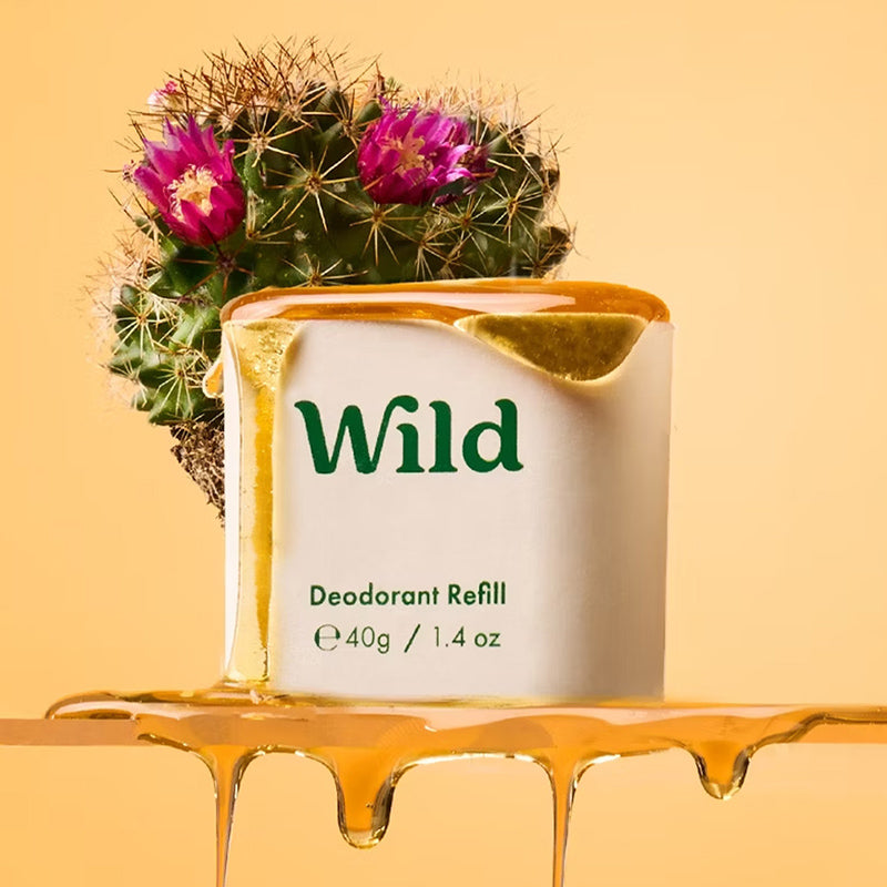 Wild Honey & Cactus Flower Natural Deodorant Refill 40g