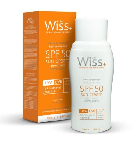 Lait solaire haute protection Wiss Plus SPF 50, 200 ml