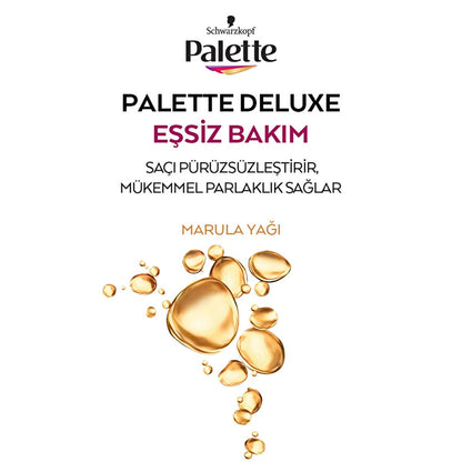Coloration Palette Deluxe 7-554 Caramel Doré : couleur riche, longue tenue et brillance - Coloration permanente à domicile