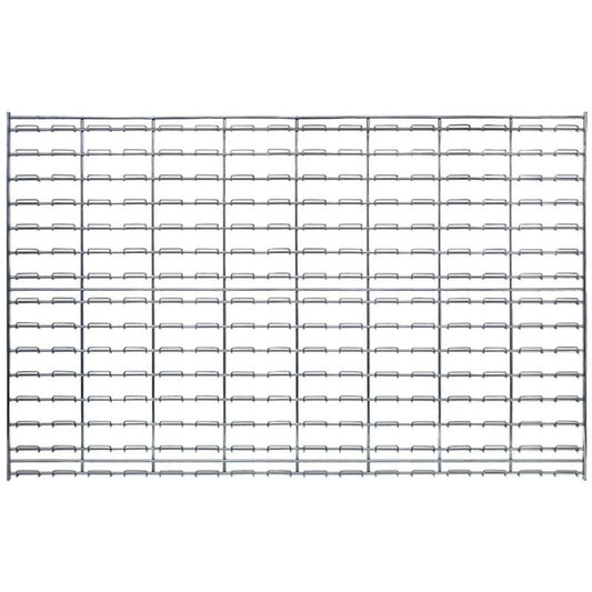 Quantum Storage Systems Chrome Wire Wall Grid Panel, 48" W x 30" H (Louvered) Business & Industrial Pasteur Pharmacy