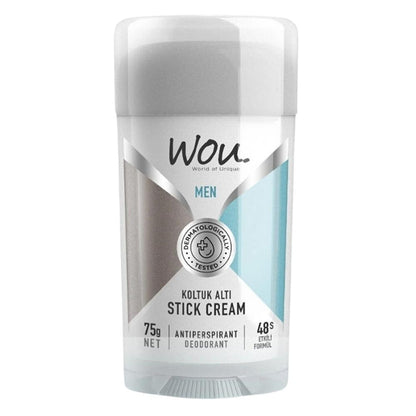 Déodorant stick longue durée fraîcheur Wou Men 75 ml