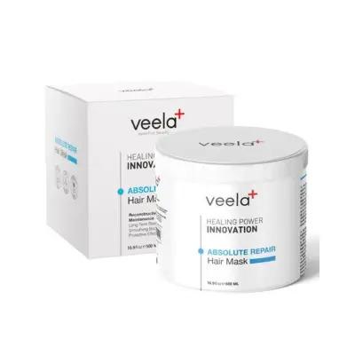 Masque capillaire nourrissant Veela 500 ml pour cheveux abîmés - Soin réparateur et hydratant intensif