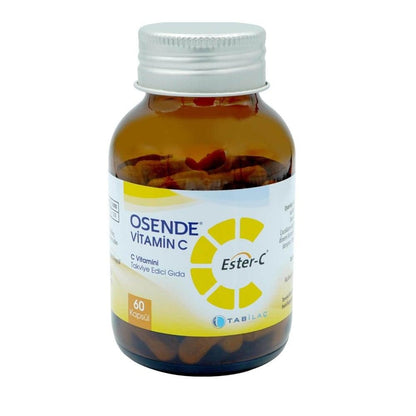 Osende Vitamina C Ester-C: Apoyo a la salud inmunológica y protección antioxidante - 60 cápsulas
