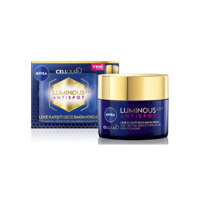 Crema de noche Nivea Cellular Luminous630 Antimanchas - Tratamiento para manchas oscuras | 1.7 fl oz