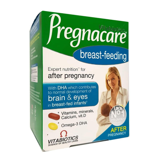 Vitabiotics Pregnacare Breast-Feeding Multivitamin & Omega-3 Supplement - Supports Maternal & Infant Health