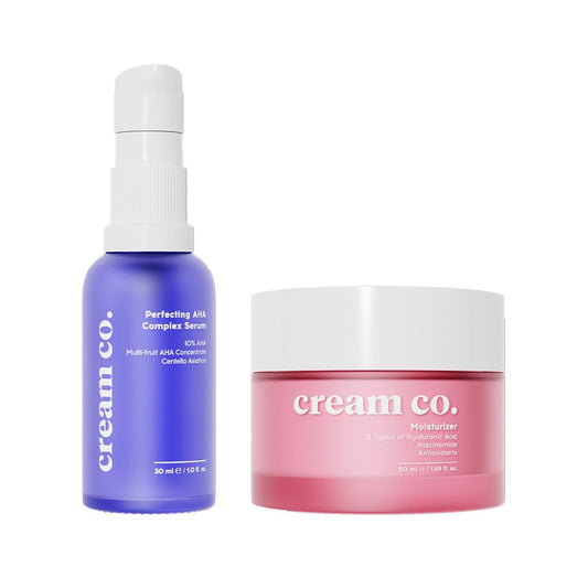 Coffret Crème Hydratante Cream Co. - Duo de soin hydratant pour une peau lisse