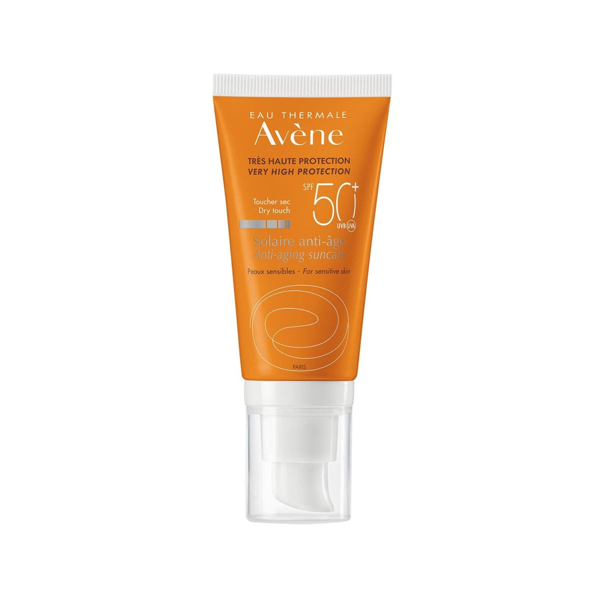 Avene Anti-Aging SPF 50+ Sunscreen - Protects Against UVB Rays, Reduces Fine Lines & Wrinkles - 1.69 fl oz