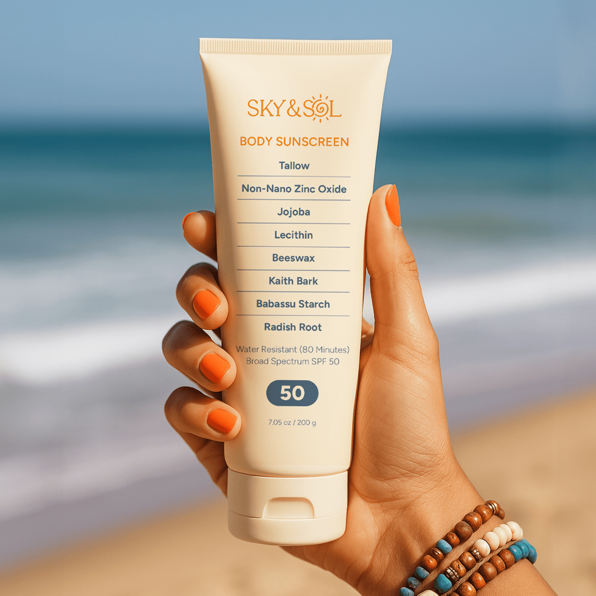 XL Sky and Sol Body Sunscreen SPF 50 (7.05 oz) Sunscreen Sky and Sol