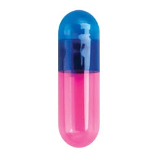 CONI-SNAP Hard Gelatin Capsules, Size #1, Blue/Pink (5,000 Count) Science & Laboratory Pasteur Pharmacy