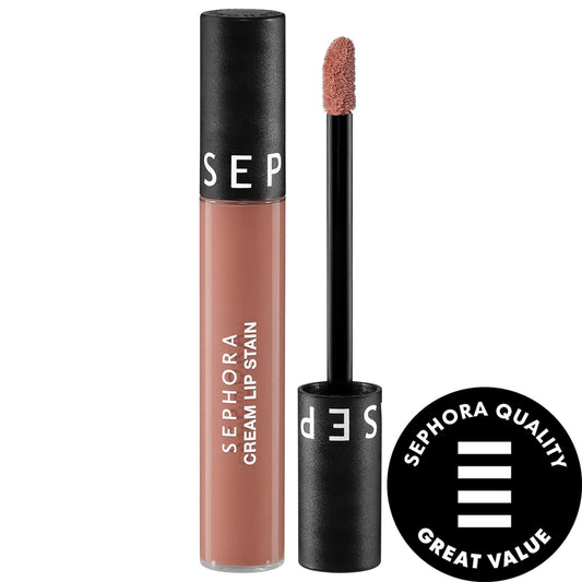 Glossier Cream Lip Stain – Rouge à lèvres liquide 10H longue tenue, couleur hydratante, végan et sans cruauté envers les animaux