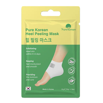 Mascarilla exfoliante coreana para pies: elimina la piel seca y los talones agrietados para unos pies suaves y tersos - Tratamiento con papaya y limón