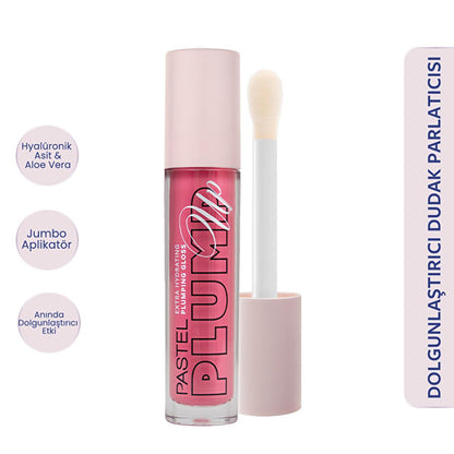 Brillant à lèvres repulpant et ultra-hydratant Pastel Profashion Plump Up - Brillant à lèvres végane et sans cruauté pour l'hydratation et le repulpage