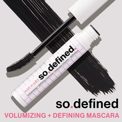 Máscara de pestañas Mega So Define Volumizing de wet n wild: volumen espectacular, definición y vitamina E para la salud de las pestañas