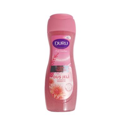 Gel douche parfumé Duru - Nettoyant en profondeur, nourrissant et rafraîchissant, aux essences de fleurs