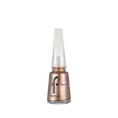 Esmalte de uñas Flormar Long-Lasting Pearl Finish - Rich Life PL451, duración de 6 días, efecto brillante, color de uñas elegante para mujer