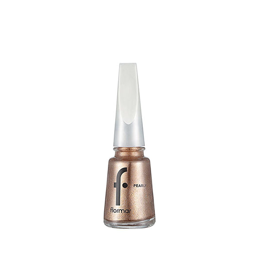 Vernis à ongles longue durée au fini nacré Flormar - Rich Life PL451, tenue 6 jours, effet irisé, couleur d'ongles élégante pour femme