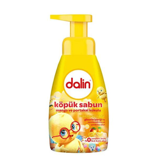 Savon pour bébé Dalin à la mangue - Hypoallergénique, testé dermatologiquement, 200 ml