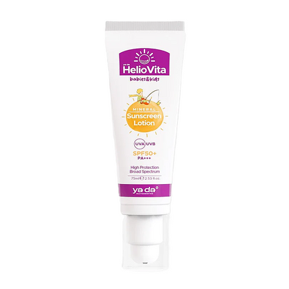 Crème solaire minérale pour bébé et enfant HelioVita de Ya Da Multicosmetics 75 ml