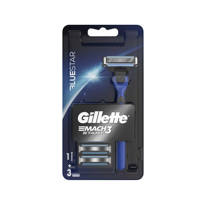 Rasoir Gillette Mach3 Start Bluestar avec 3 lames de rechange