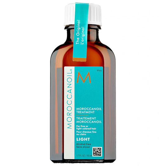Tratamiento Moroccanoil Light para cabello fino - Tratamiento ligero con aceite de argán para un cabello suave y brillante