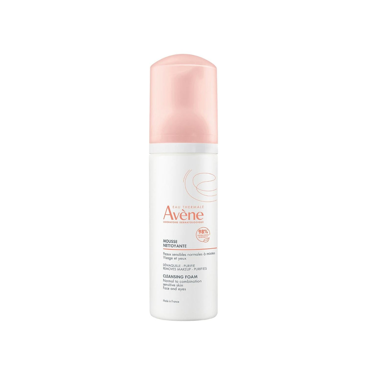 Avene Cleansing Foam for Normal to Combination Sensitive Skin - Gentle, Dermatologically Tested Skincare