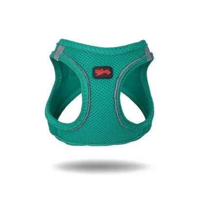Arnés para perros Tailpetz de malla transpirable, cómodo, verde