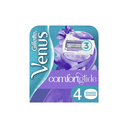 Recharges de lames de rasoir pour femme Gillette Venus Breeze, paquet de 4 - Rasage de près, compatibles, format économique
