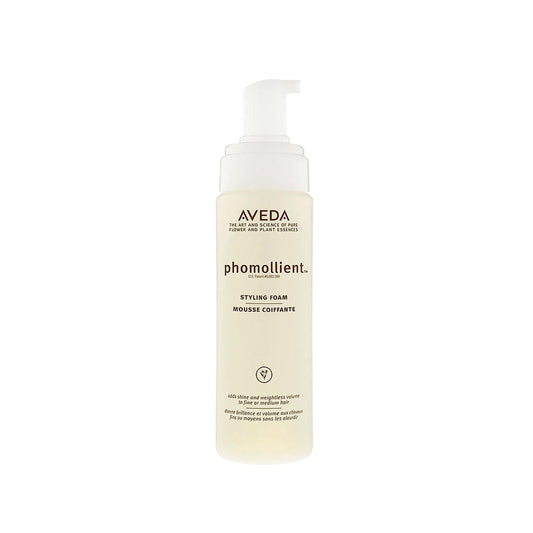 Espuma de peinado Aveda Phomollient - 200 ml, añade textura y fijación, ingredientes naturales