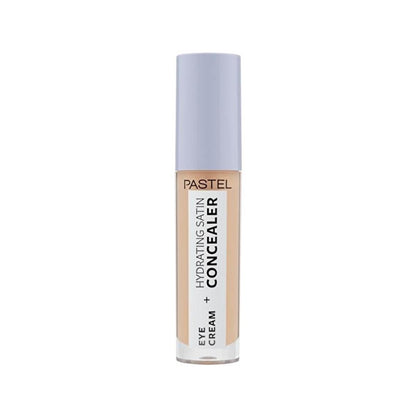 Crema para ojos + Corrector satinado hidratante de Pastel Makeup: Ilumina y oculta las ojeras - Hidratación 24H para una mirada radiante