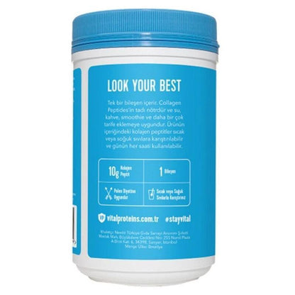 Vital Proteins Péptidos de Colágeno: Apoya la salud de articulaciones, piel y cabello | Colágeno hidrolizado en polvo apto para dieta paleo - 284 g