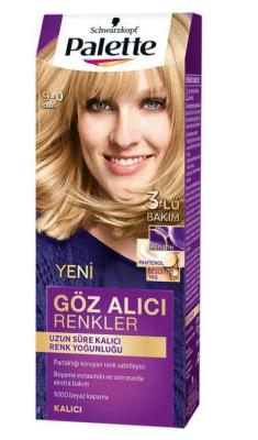 Palette Hair Dye 9-0 Blonde - Long-Lasting Vibrant Hair Color with Nourishing Properties