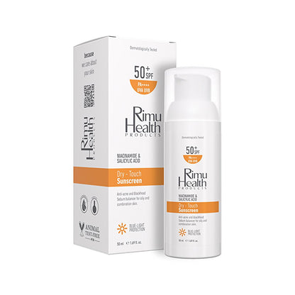 Rimu Health : Écran solaire à la niacinamide et à l'acide salicylique pour peaux grasses et à tendance acnéique | Contrôle des points noirs et des imperfections, protection UVA à large spectre