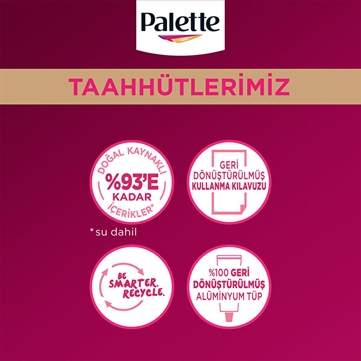 Palette Deluxe Şarap Kızılı Hair Dye - Long-Lasting Wine Red Hair Color with Nourishing Properties