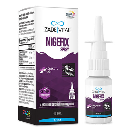 Spray de soin nasal apaisant Zade Vital Nigefix 15 ml