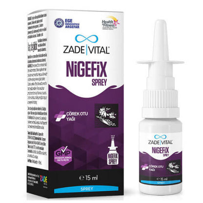 Spray de soin nasal apaisant Zade Vital Nigefix 15 ml