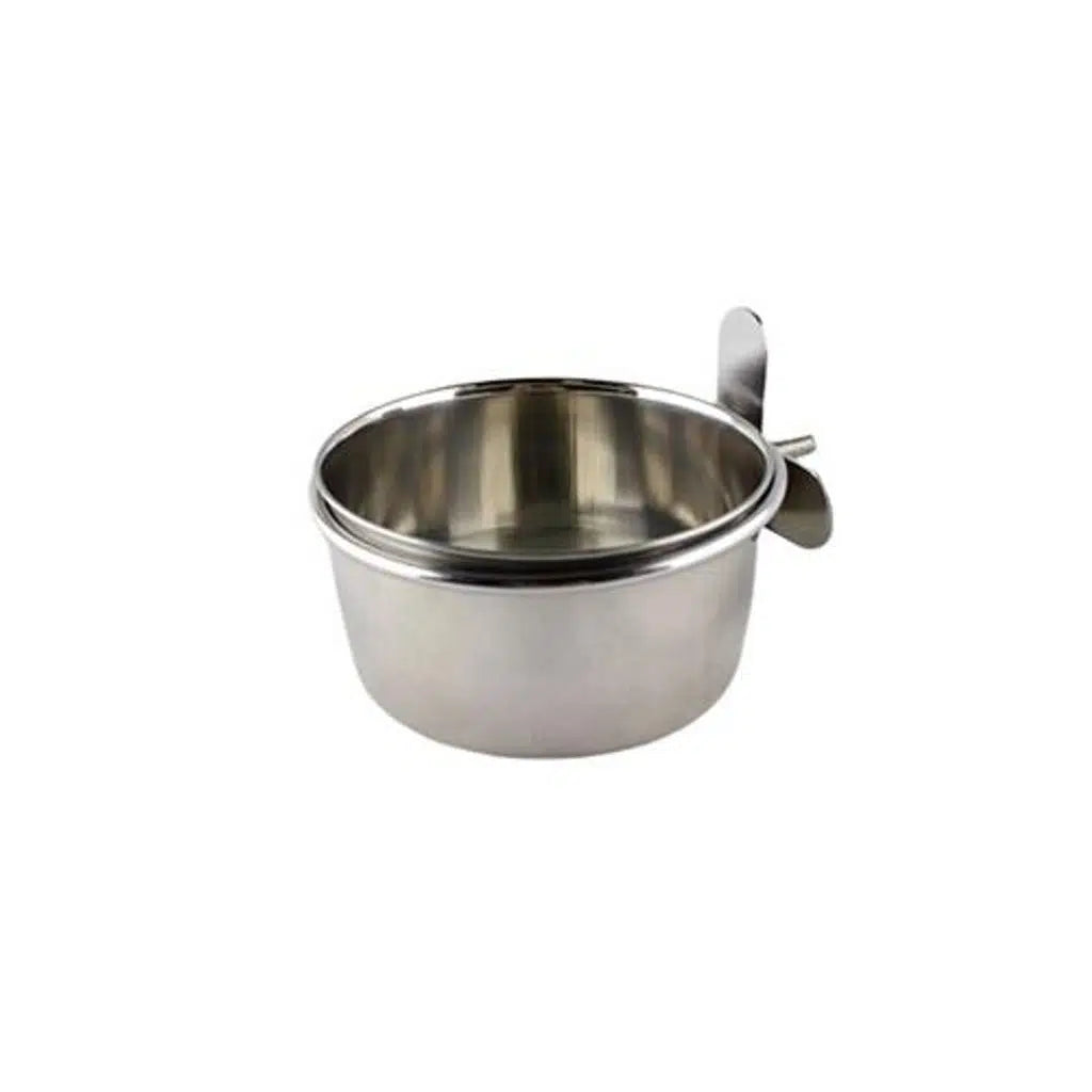 Écuelle en acier inoxydable à visser pour animaux Zampa 30 oz