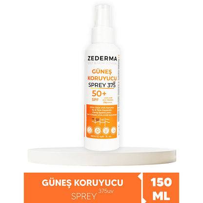 Spray de protección solar Zederma SPF 50+ para todo tipo de piel 150 ml