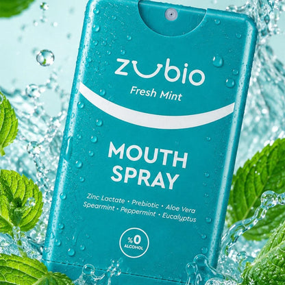 Spray bucal de menta fresca con prebióticos Zubio 20 ml